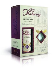 Malecon 15 Y.O., GLASS SET - drinkbox.sk