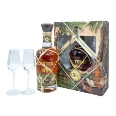 Planteray XO 20th Anniversary Rum 0,7l v darčekovom balení s dvomi pohármi