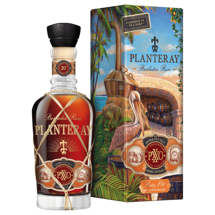 Planteray PXXO 20th Anniversary 40%, 0,7 l, GIFT