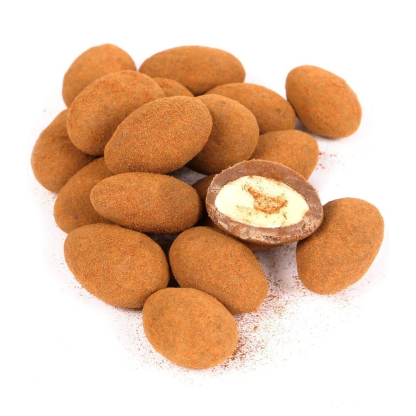 Lieskové orechy v mliečnej čokoláde a škorici - Hmotnosť: 1000g