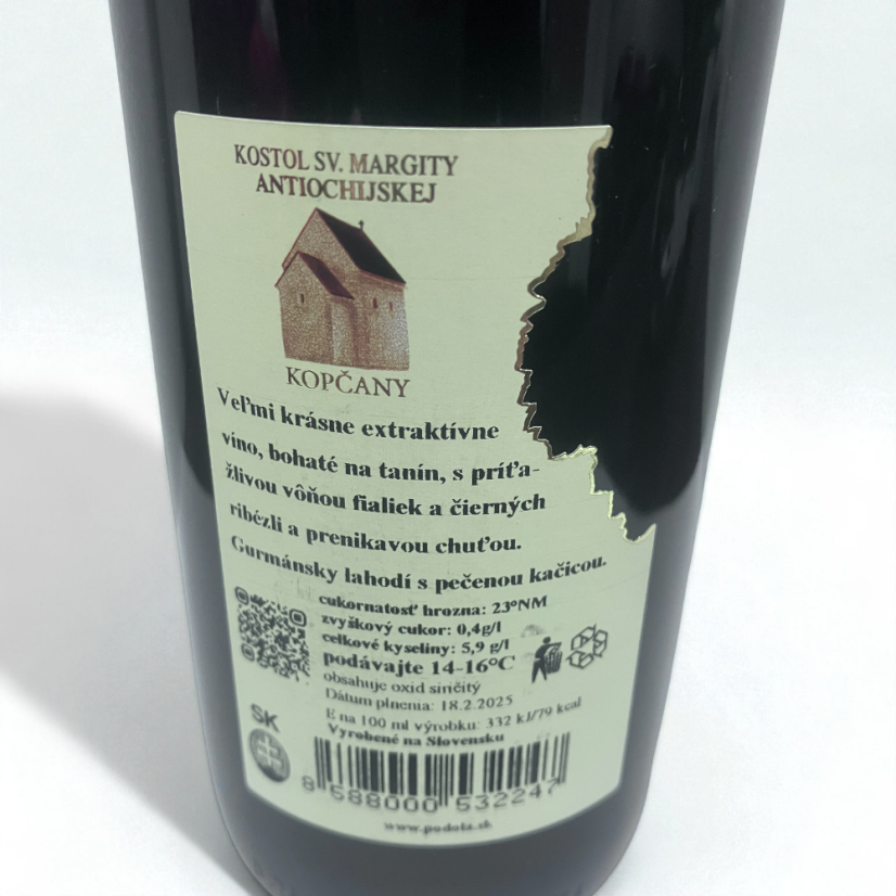 Peter Podola Cabernet Sauvignon 2023, suché, výber z hrozna