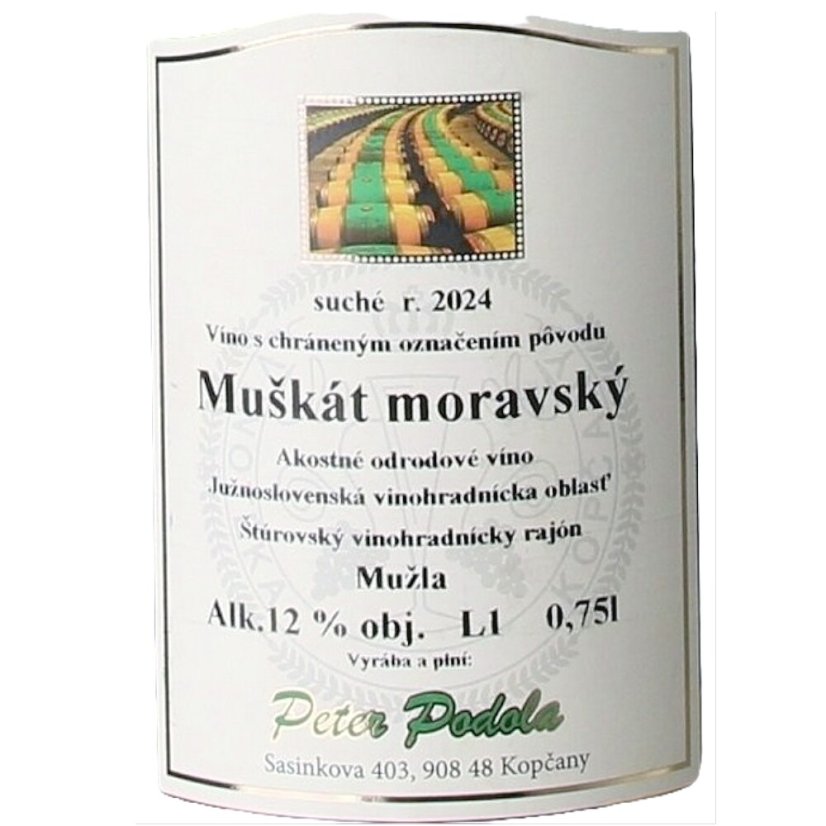 Peter Podola Muškát moravský 2024